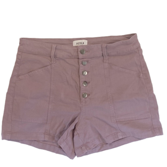 Pistola high rise shorts size 30 purple jean shorts  perfect condition - Picture 1 of 5
